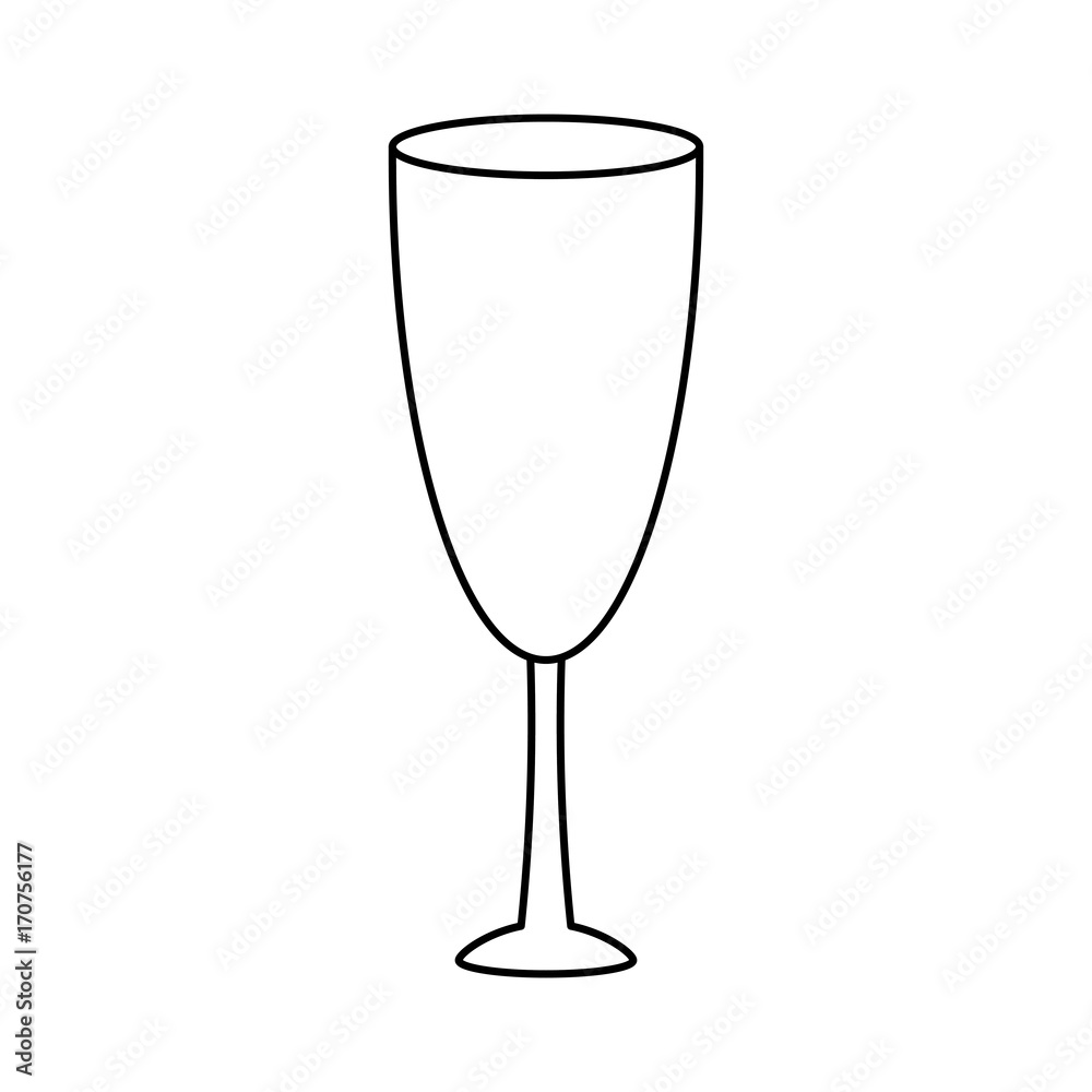 champagne glass icon over white background vector illustration champagne glass icon over white background vector illustration