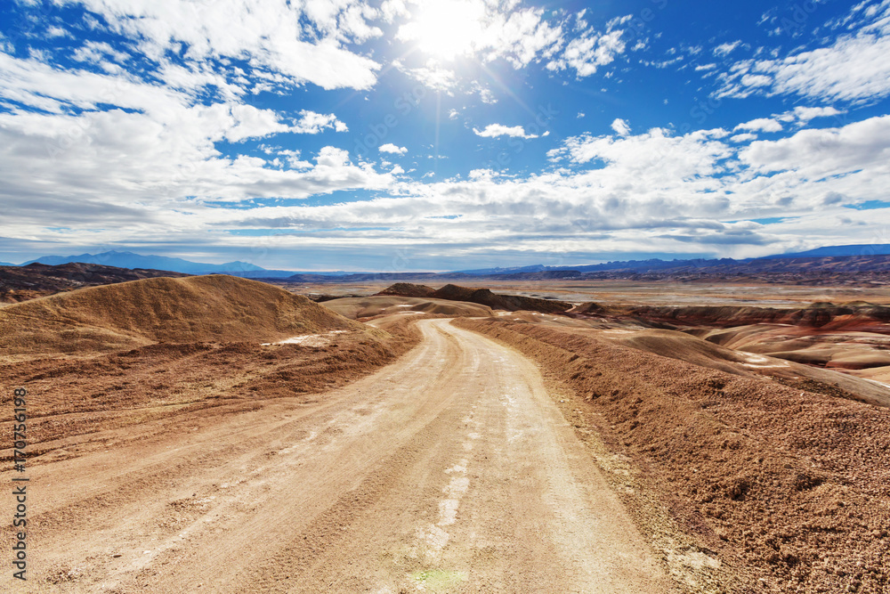 Road in prairie