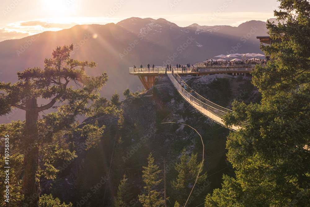 Fototapeta premium Sea to Sky Bridge