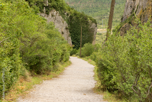 Greenway of irati in the mouth of lumbier  Navarra