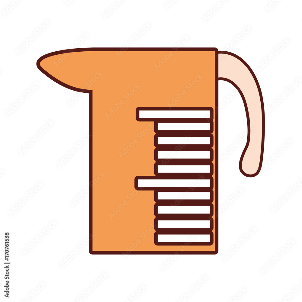 meter cup icon over white background vector illustration meter cup icon over white background vector illustration