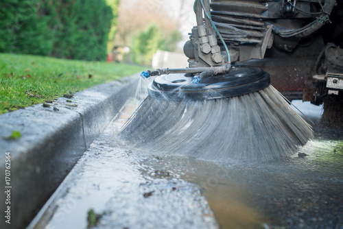 street cleaning brush