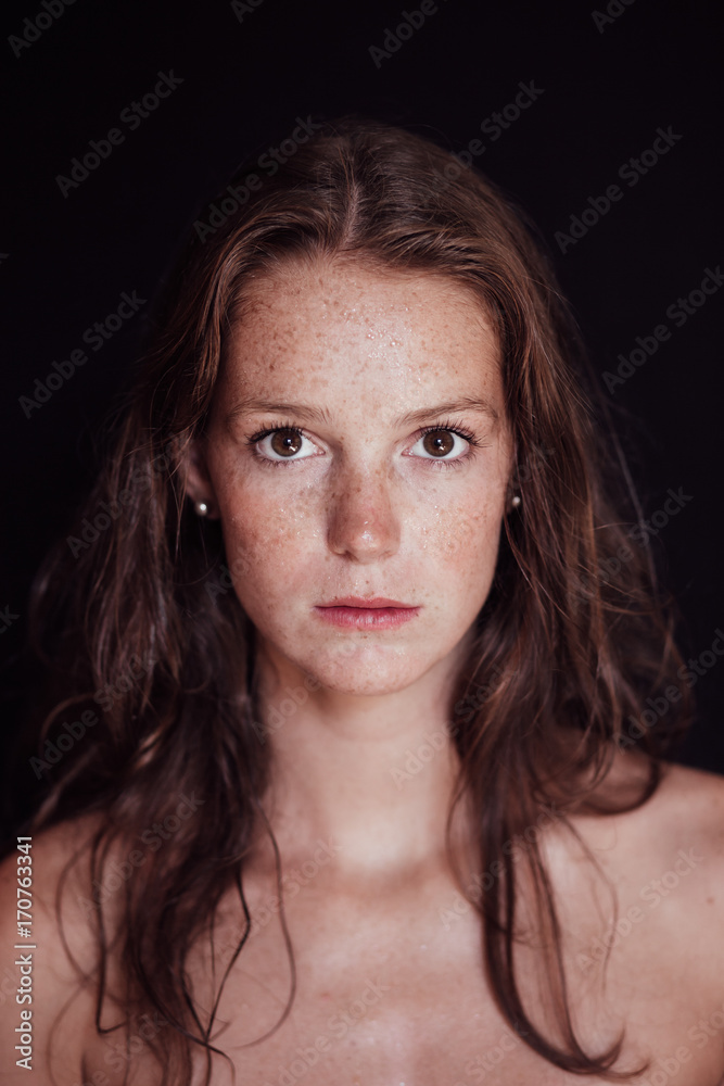 Splash water portrait