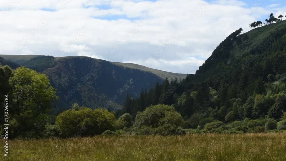 Glendalough in Wicklow Mountains - Ireland Glendalough in Wicklow Mountains - Ireland