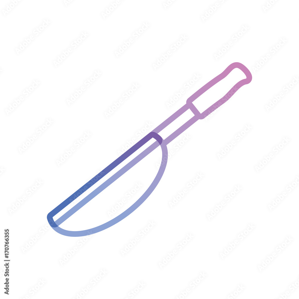 butter knife icon over white background vector illustration butter knife icon over white background vector illustration