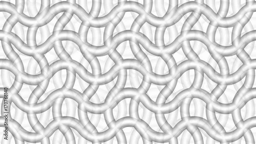 Seamless loop animation background with stylish pattern of mesh. Every sheet of this clip is a seamless pattern
