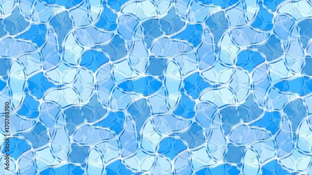 Seamless loop animation background with blue tiles Seamless loop animation background with blue tiles