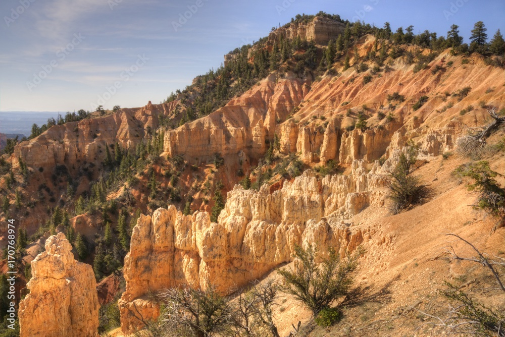 Hoodoos From the Rim Trail in Bryce Canyon National Park