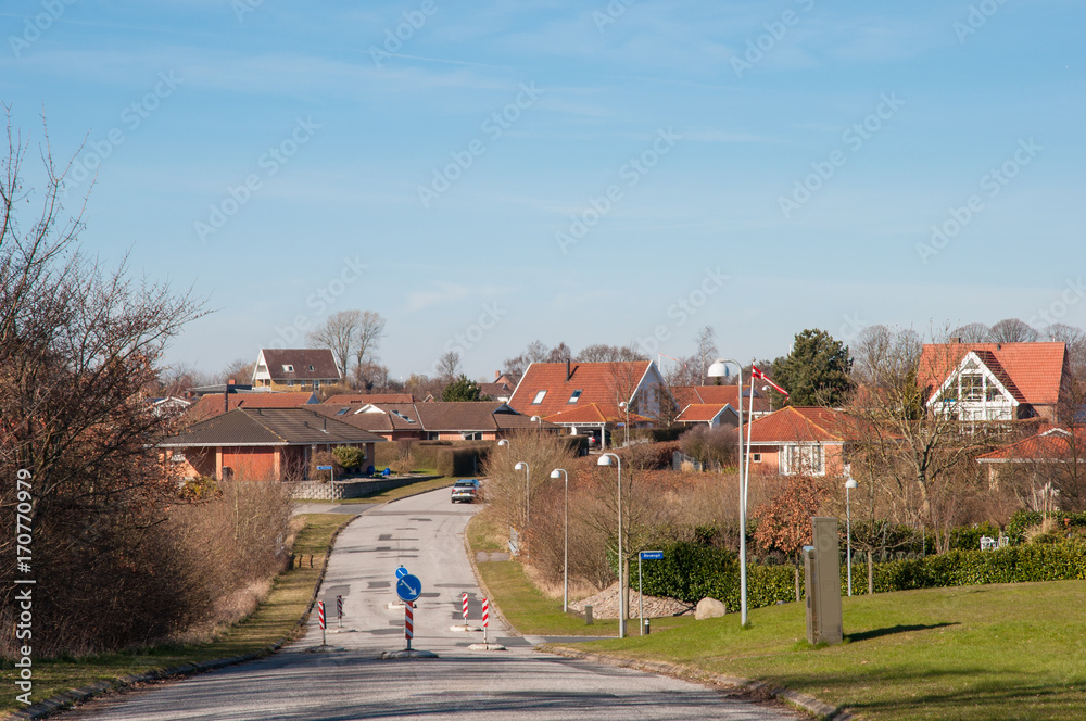Town of Nyraad in Denmark