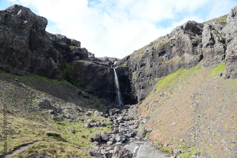 Obraz premium Wasserfall auf Island
