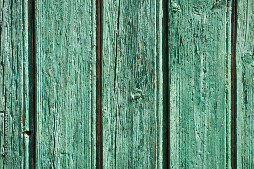 Green color old wooden plank texture, background, wallpaper, template photo