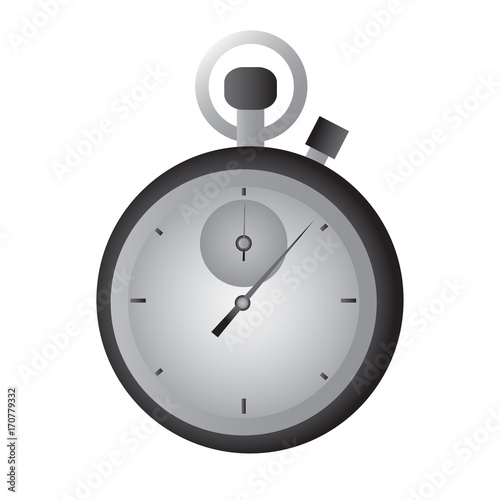 Isolated chronometer icon on a white background, Vector illustration