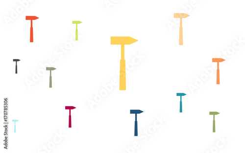 Wallpaper - bunte Hammer