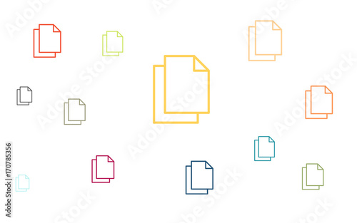 Wallpaper - bunte Dateien