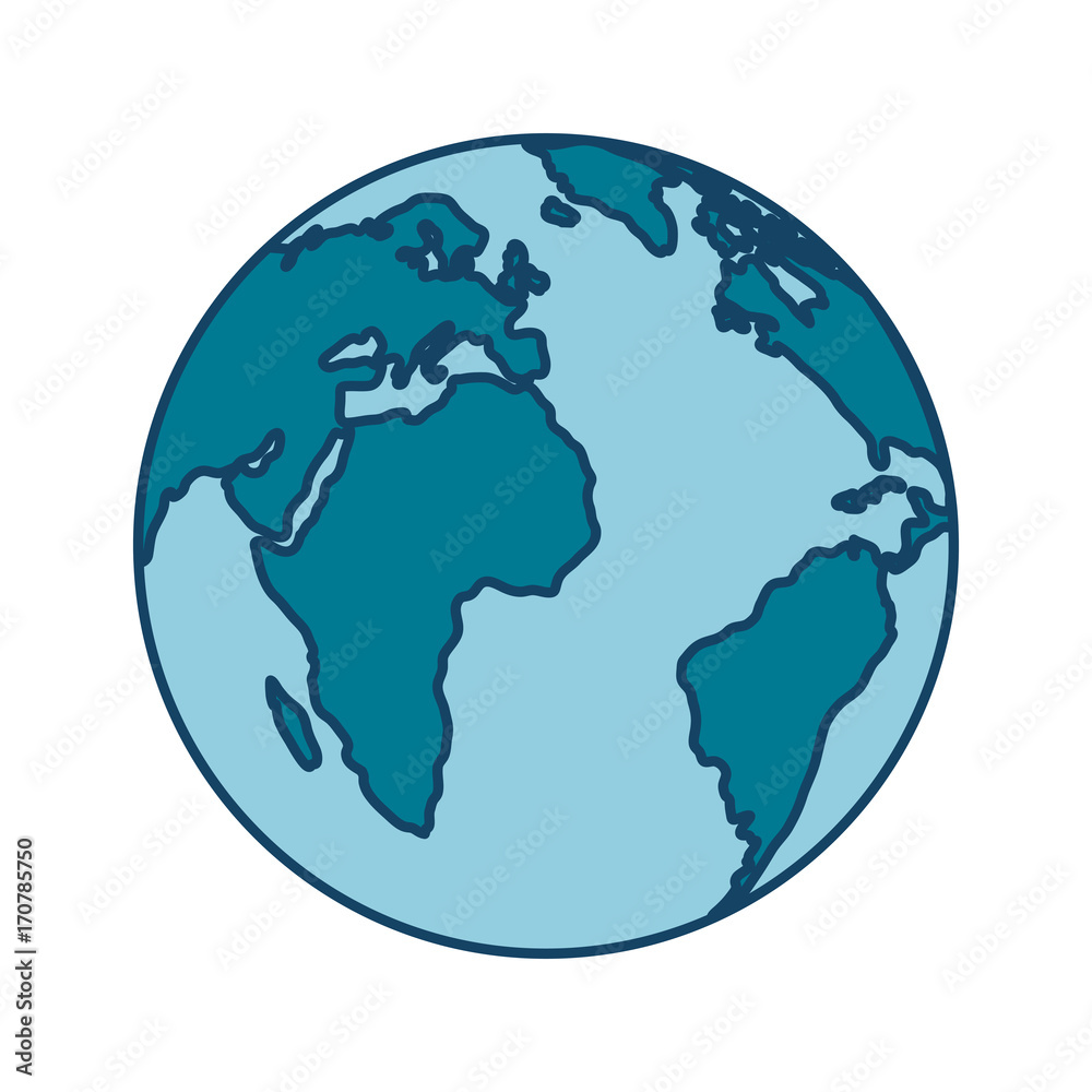 world planet education icon vector illustration design