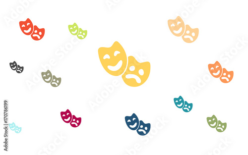 Viele bunte Masken - Theater