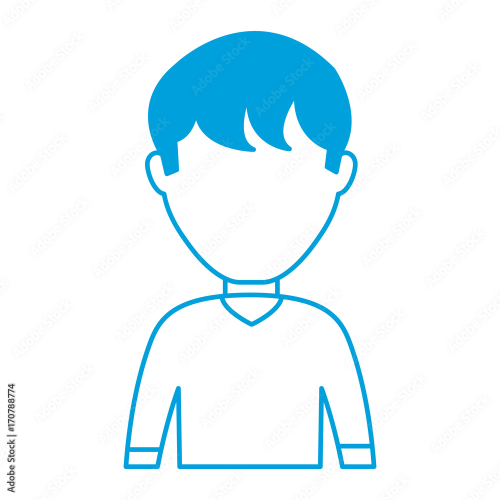 avatar man icon over white background vector illustration avatar man icon over white background vector illustration