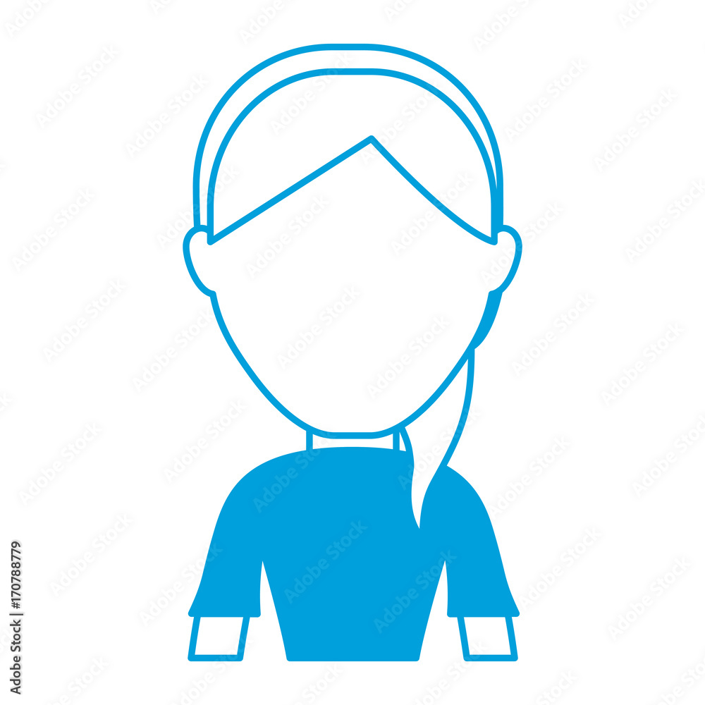 avatar woman icon over white background colorful design vector illustration avatar woman icon over white background colorful design vector illustration