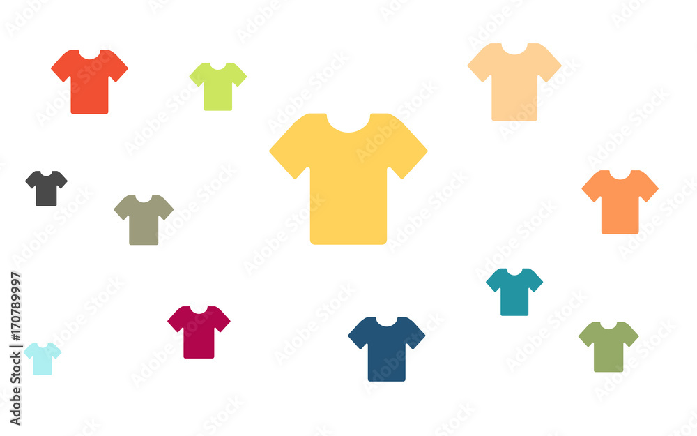 Viele bunte T-Shirts Viele bunte T-Shirts