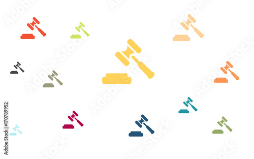 Viele bunte Richter - Hammer