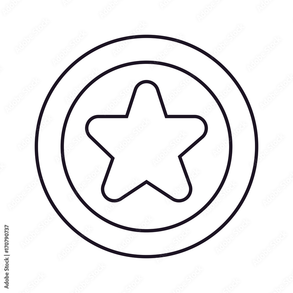 money coin with star icon over white background vector illustration money coin with star icon over white background vector illustration