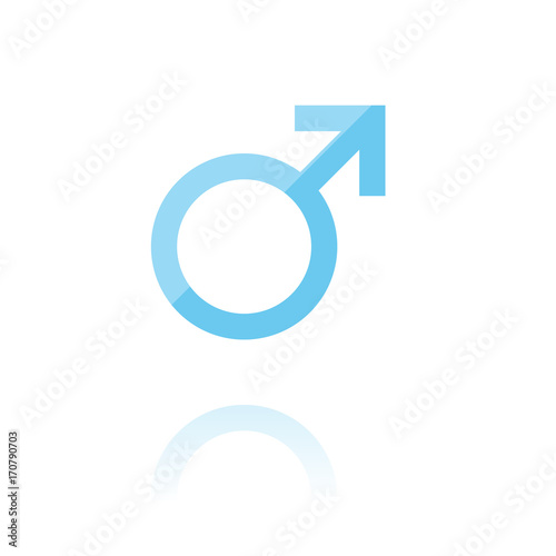 farbiges Symbol - Mann-Symbol