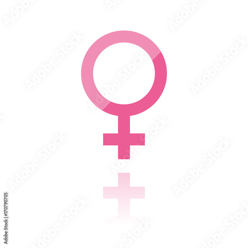 farbiges Symbol - Frau-Symbol