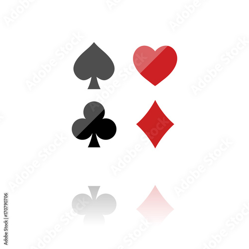 farbiges Symbol - Spielkarten-Symbol