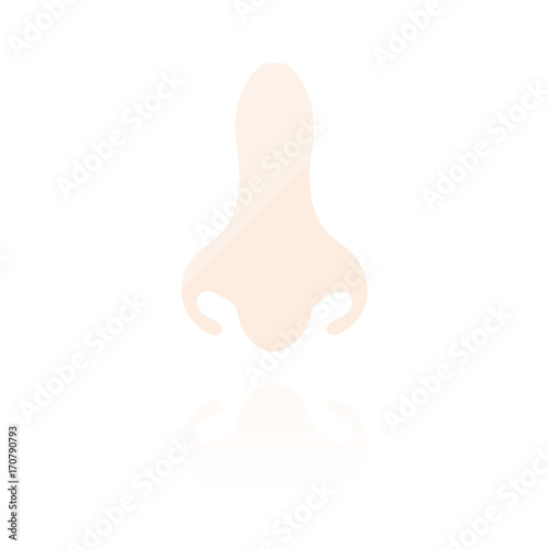 Reflektierendes Symbol mit Glanz - Nase