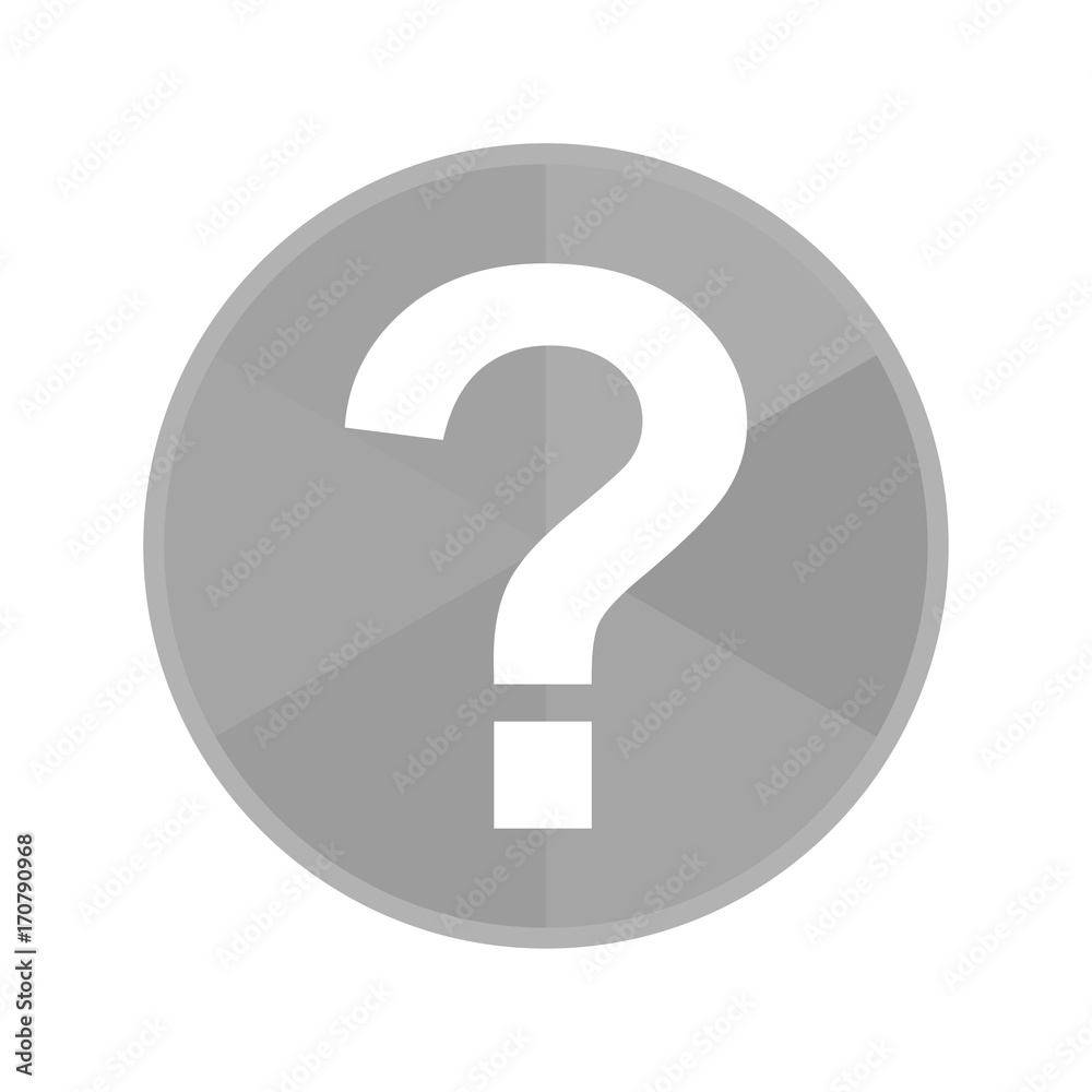 Kreis Icon - Fragezeichen eckig Kreis Icon - Fragezeichen eckig