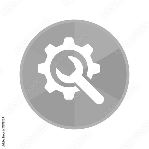 Kreis Icon - Einstellungen-Symbol