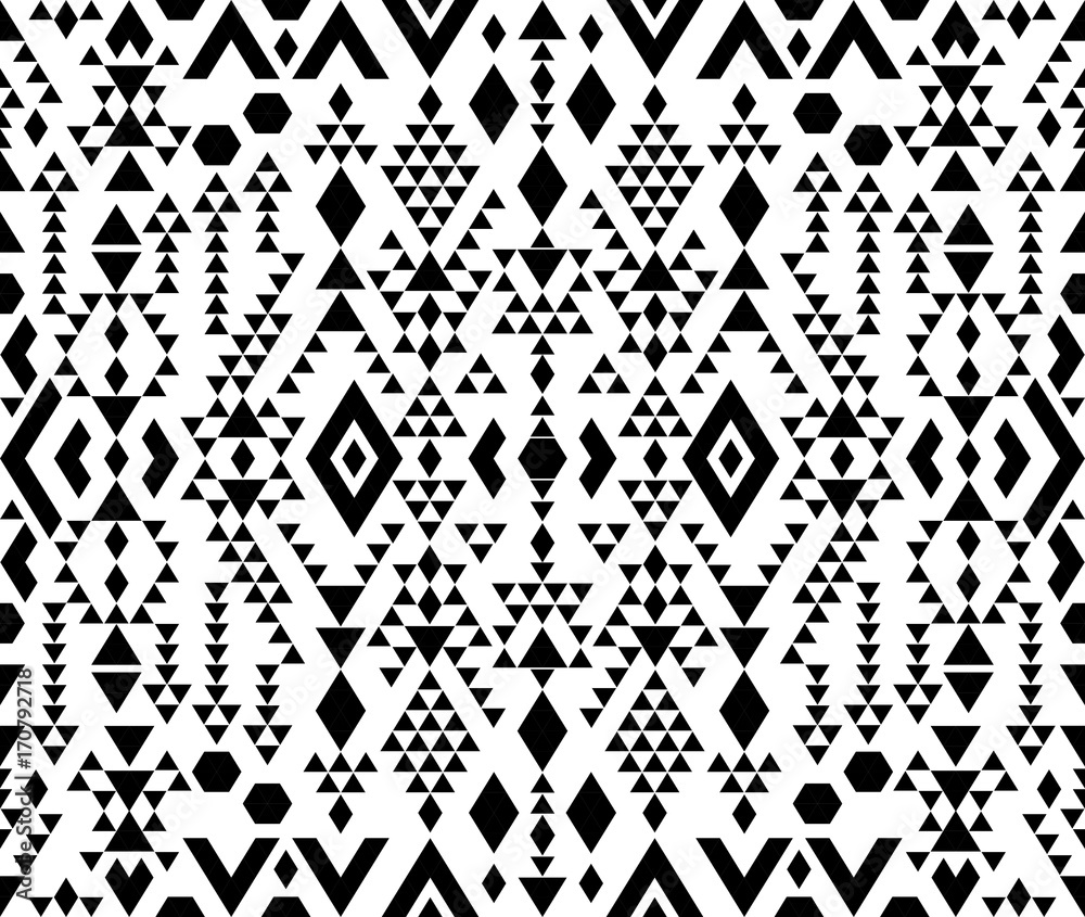 Ethnic pattern design. Seamless pattern. Navajo geometric print. Rustic
