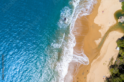 Fototapeta Naklejka Na Ścianę i Meble -  View from Top of a Beach