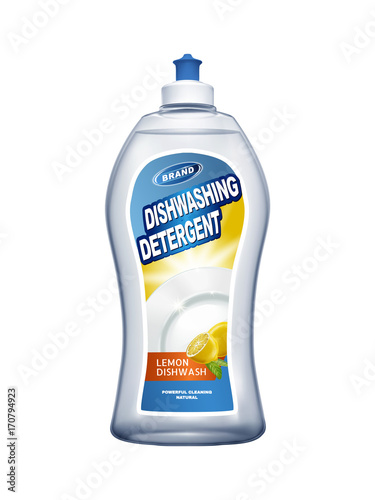 Detergent container template