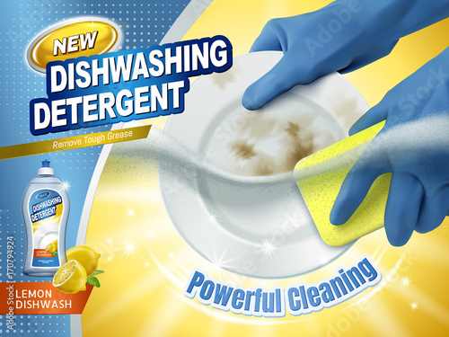 Dishwashing detergent ads