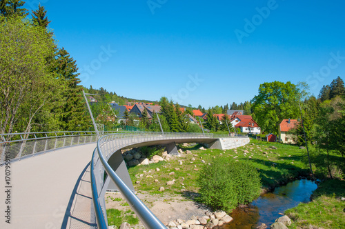 Bridge in town of schierke in Germany