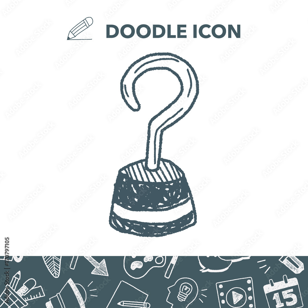 pirate hook doodle
