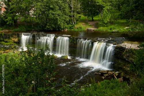 beautiful waterfalls in Keila-Joa, Estonia