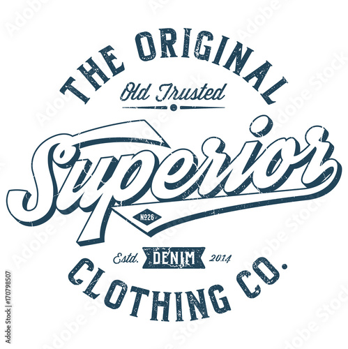 The Superior Clothing Co. - Tee Design For Print