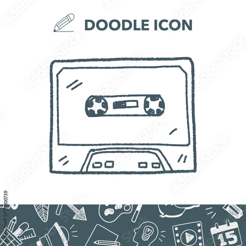 music tape doodle
