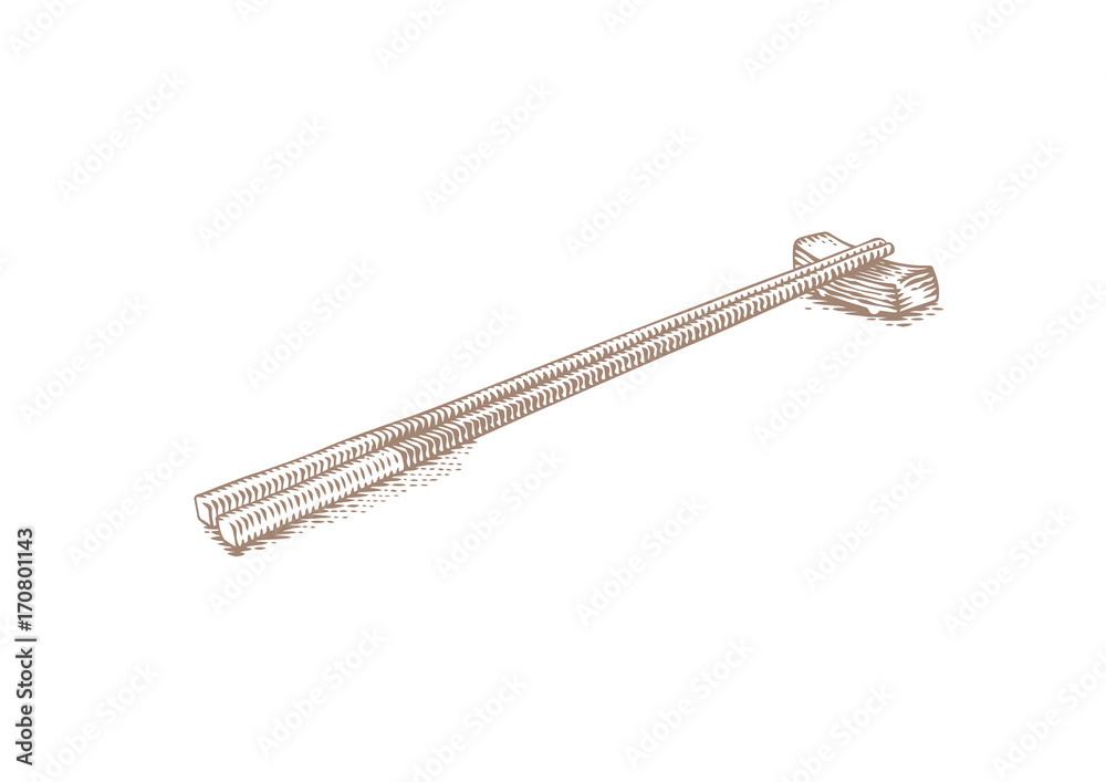 Chopsticks and stand Chopsticks and stand