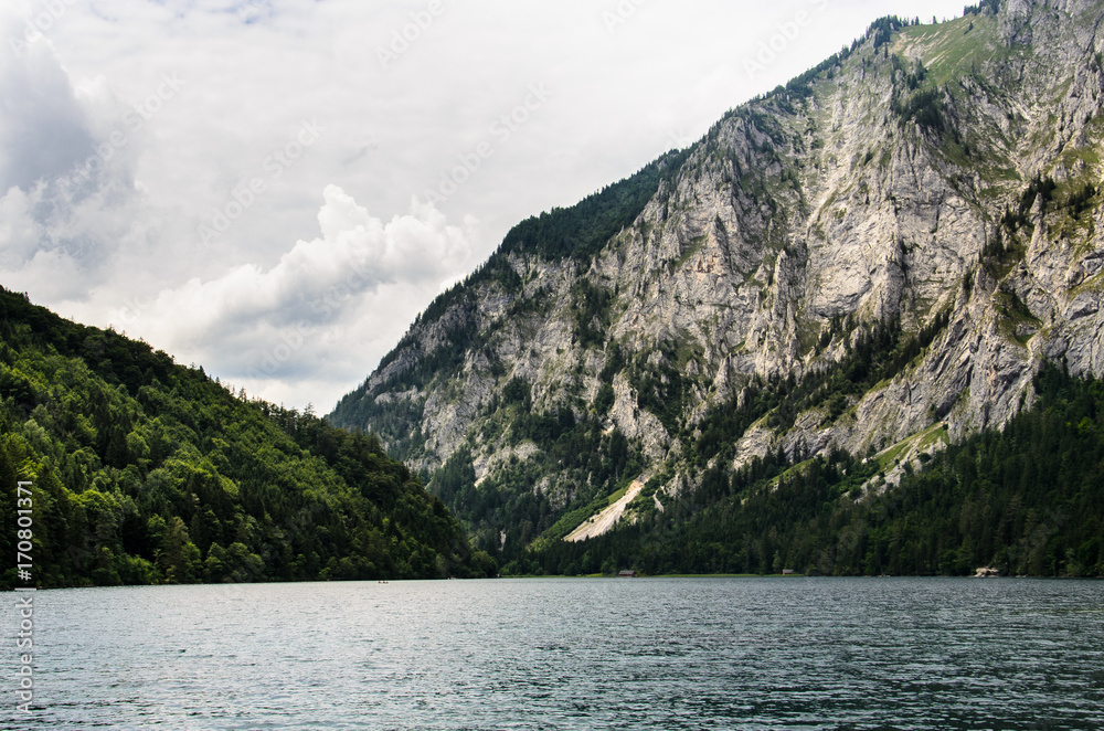 Fototapeta premium Leopoldsteiner Lake, Styria, Austria