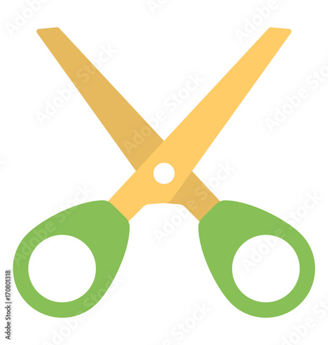 Scissor Vector Icon
