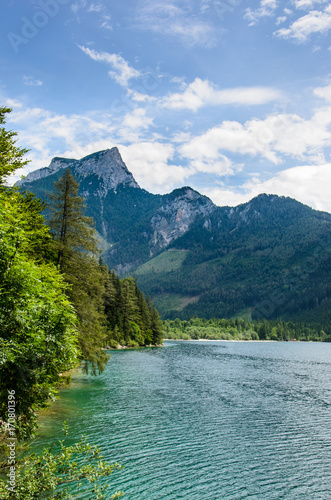 Fototapeta Naklejka Na Ścianę i Meble -  Leopoldsteiner Lake, Styria, Austria 