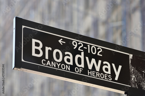 Broadway street sign