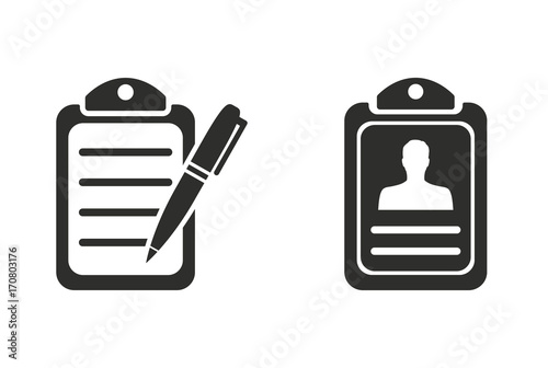 Application form vector icon.