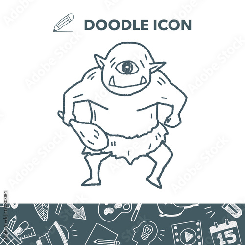 giant ogre doodle