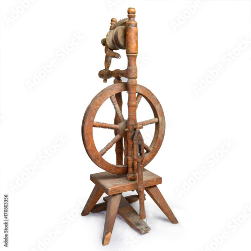 Wood distaff