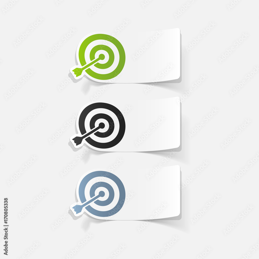 realistic design element: target realistic design element: target