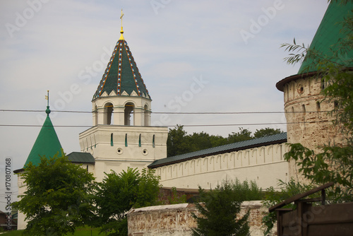 Вид на колокольню. Ипатьевский монастырь, Кострома, Россия.